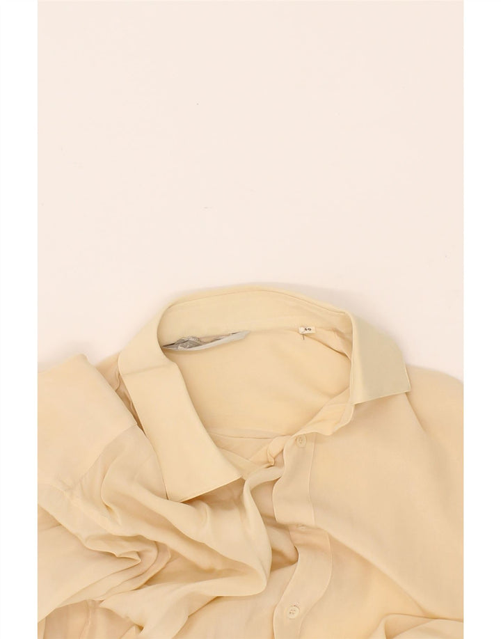 VINTAGE Mens Shirt Size 40 Medium Yellow