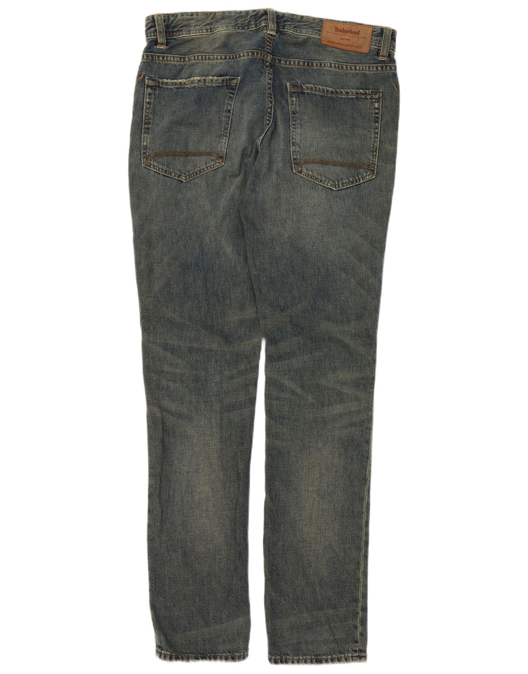 Timberland Mens Slim Jeans W32 L32 Blue Cotton
