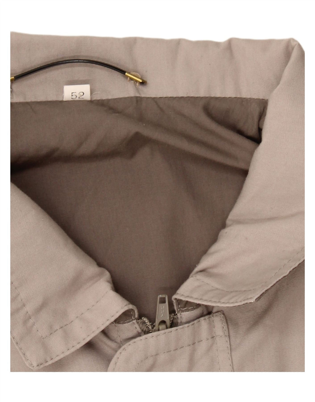 VINTAGE Mens Bomber Jacket IT 52 XL Grey Polyester Vintage Vintage and Second-Hand Vintage from Messina Hembry 