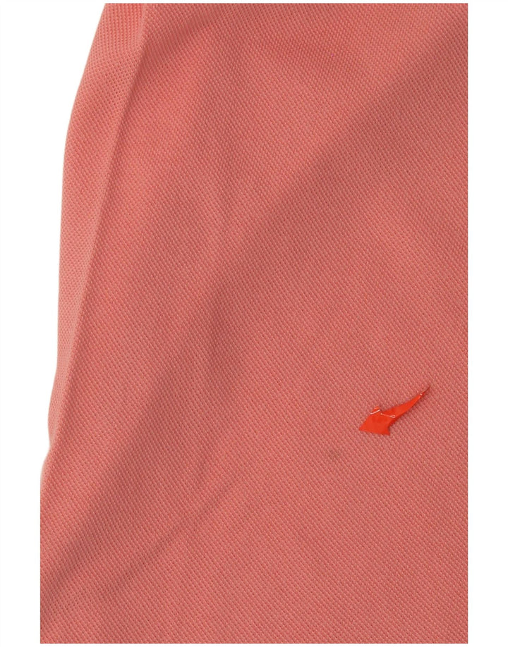 Lacoste Mens Polo Shirt Size 4 Medium Pink Cotton