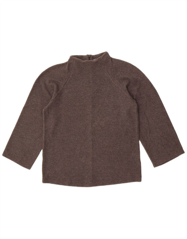 Maglione maglione a collo alto da donna Marks & Spencer UK 12 Grigio medio