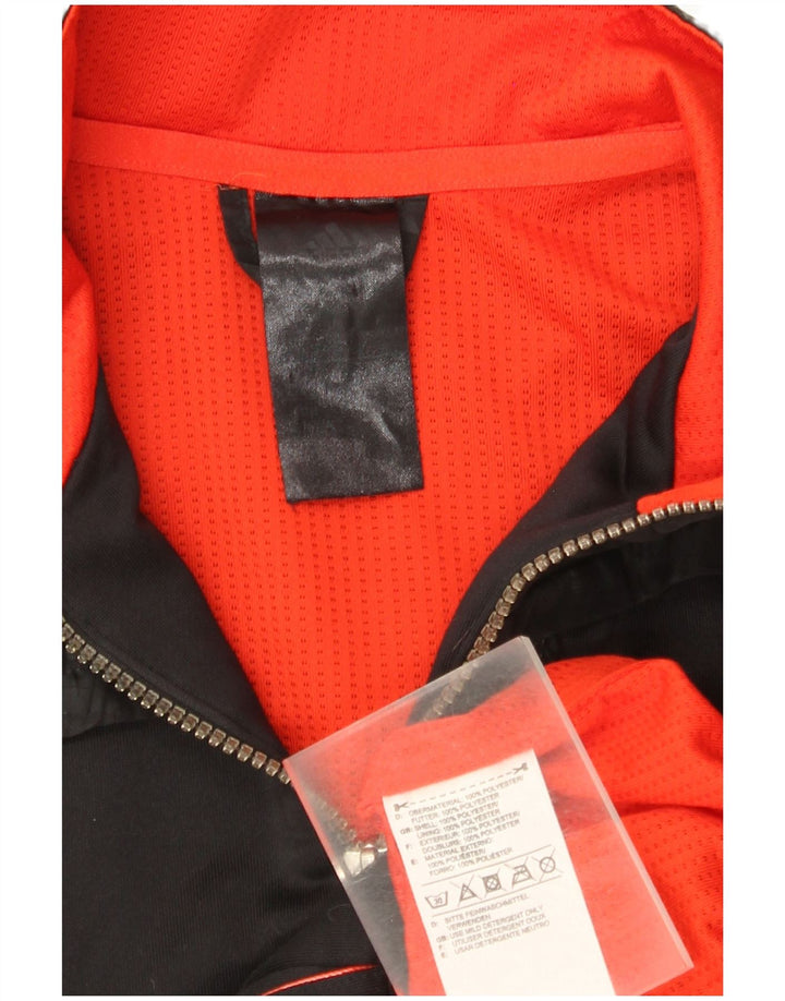 Giacca Top della tuta da ragazzo Adidas 15-16 anni in poliestere nero