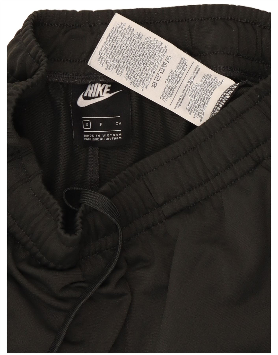 NIKE Mens Tracksuit Trousers Joggers Small  Black Polyester