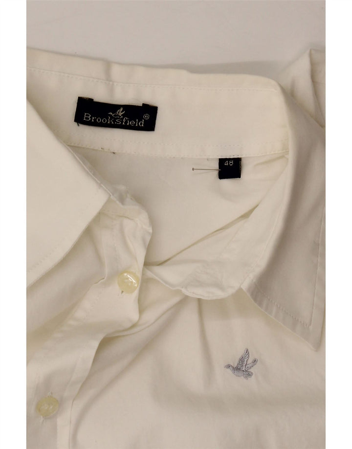 BROOKSFIELD Womens Shirt IT 48 XL White Cotton Vintage Brooksfield and Second-Hand Brooksfield from Messina Hembry 