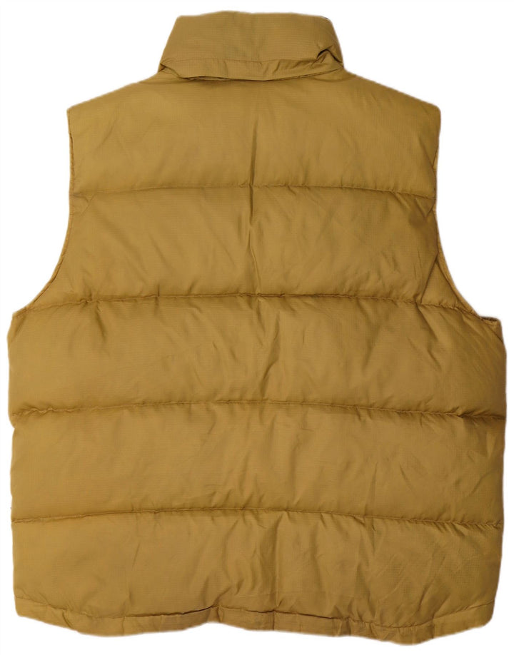 Brugi Mens Padded Gilet IT 54 2XL Yellow Polyamide