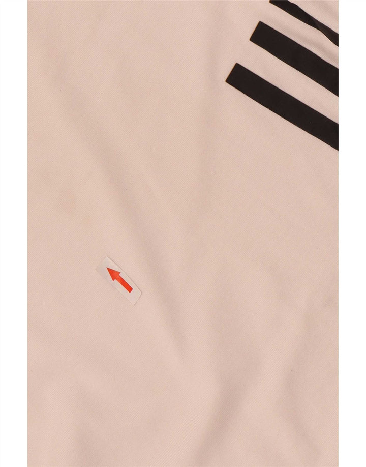 Adidas Mens Camiseta Top Grande Branco