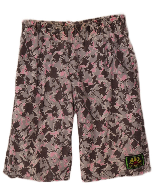 Sundek Herre Sportshorts Medium Flerfarvet Camouflage Bomuld