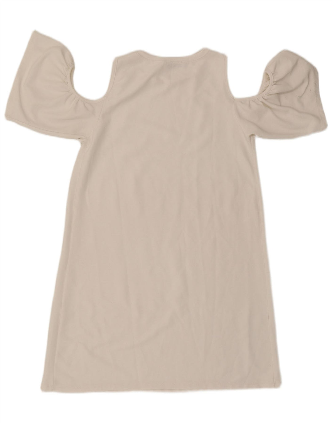 Zara Womens Off Shoulder Dress UK 10 Small White