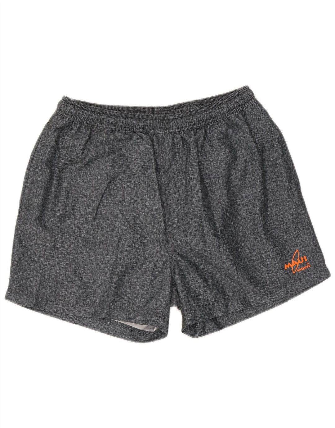 Vintage Mens Sport Shorts Large Grey Polyester