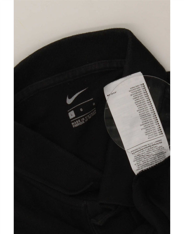 Nike herre poloshirt stor sort bomuld