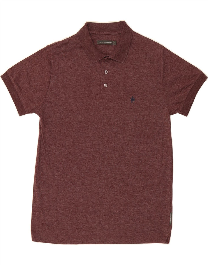 FRENCH CONNECTION Mens Polo Shirt Medium Maroon Cotton Vintage French Connection and Second-Hand French Connection from Messina Hembry 