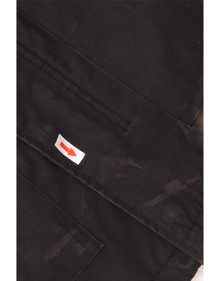 Levi's Herren-Windbreakerjacke mit Kapuze, UK 38, Mittelschwarz, Polyester