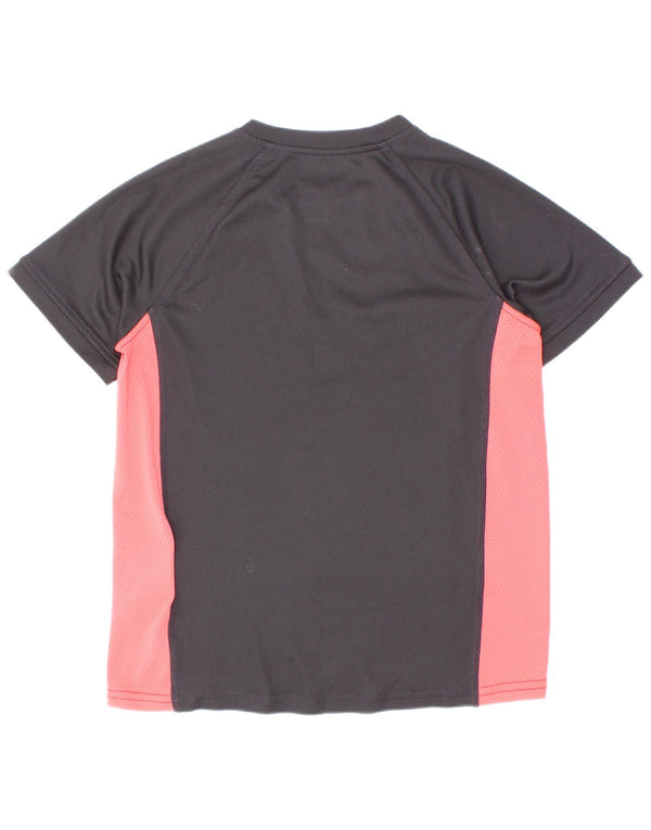 Nike Boys Dri Fit T-Shirt Top 8-9 år Lille sort Colourblock Polyester