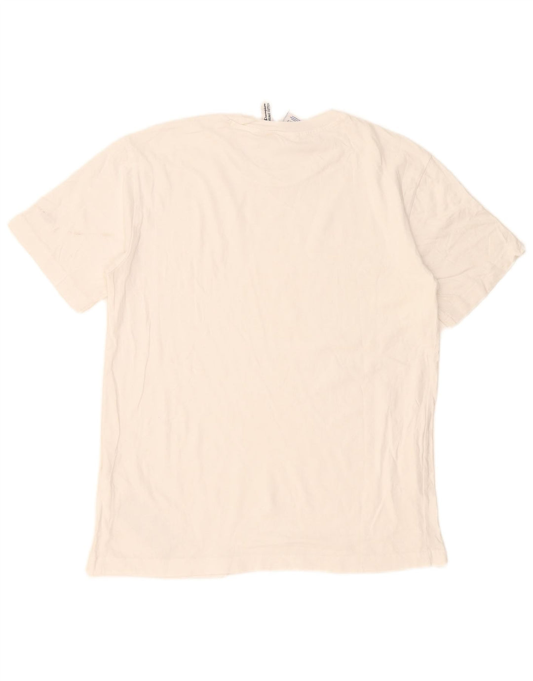 Champion Herre T-Shirt Top Medium Hvid Bomuld