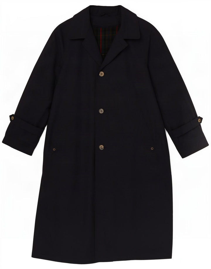 Trench oversize da donna St. Bernard UK 14 grande blu navy classico