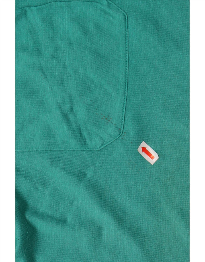 FILA Mens Polo Shirt IT 46 Small Green Cotton