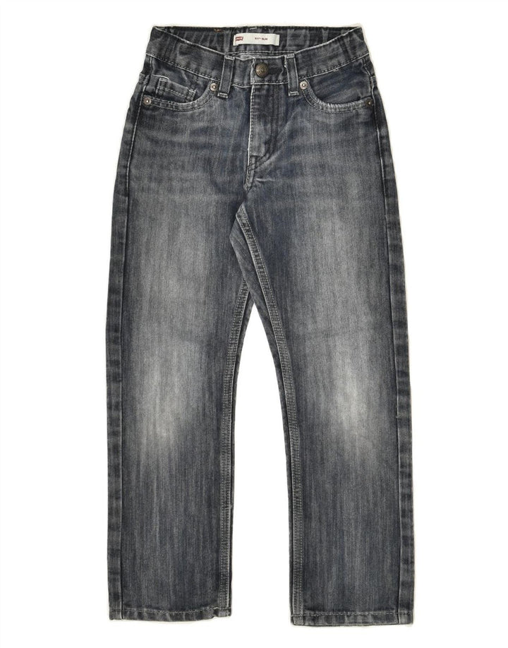LEVI'S Boys 511 Slim Jeans 6-7 Years W20 L21  Grey Cotton | Vintage Levi's | Thrift | Second-Hand Levi's | Used Clothing | Messina Hembry 