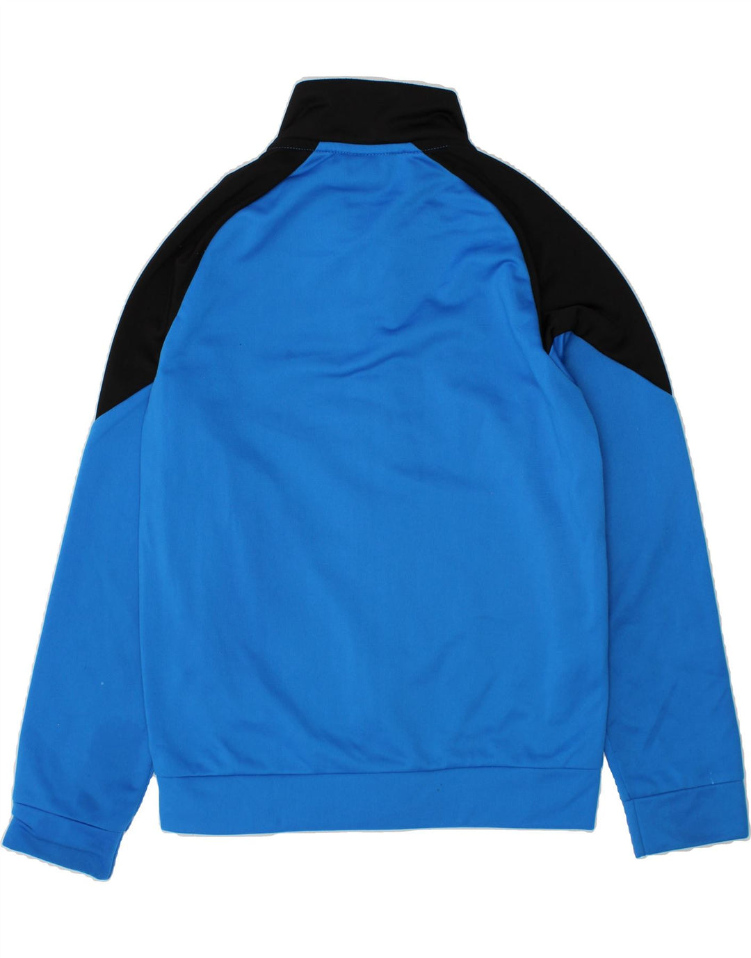PUMA Boys Graphic Tracksuit Top Jacket 9-10 Years Blue Colourblock Vintage Puma and Second-Hand Puma from Messina Hembry 