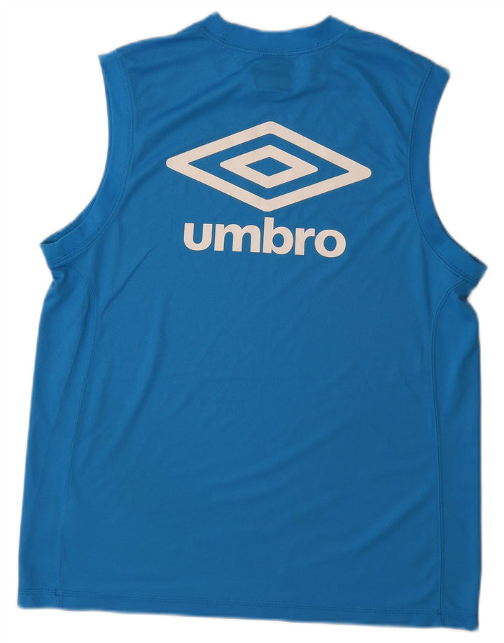 Umbro Débardeur Graphique Homme Large Bleu Polyester