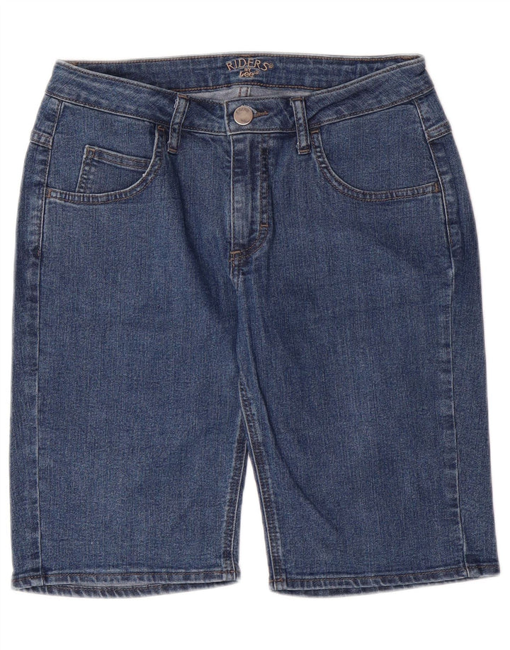 LEE Womens Riders Denim Shorts US 6 Medium W28 Blue Cotton