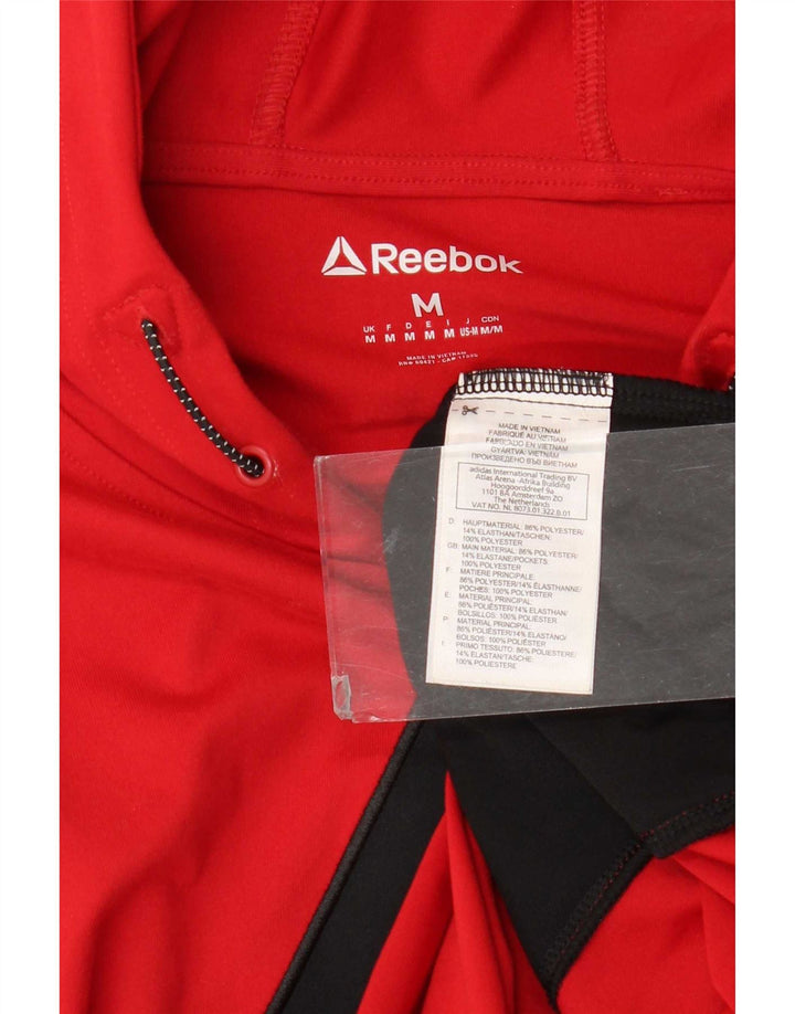 Reebok Herre grafisk hættetrøje Jumper Medium Rød Polyester