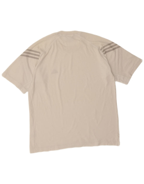 Adidas - Camiseta para hombre, talla grande, color blanco