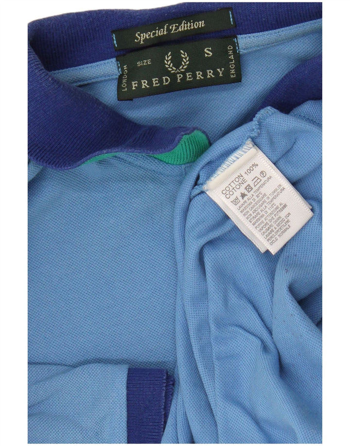 Fred Perry Polo Homme Petit Bleu Coton