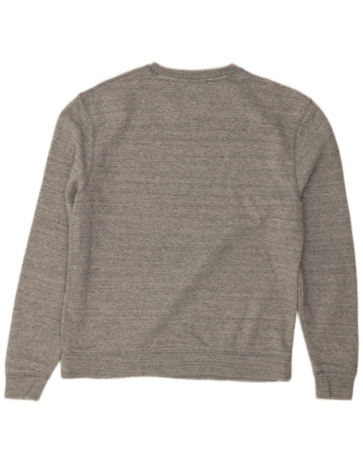 Jack Wills Mens Sweatshirt Jumper Medium Grey Flecked Cotton
