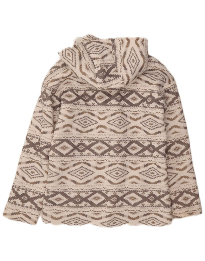 Damska kurtka oversize Hurley UK 6 XS Szara Argyle/Diament Aztec