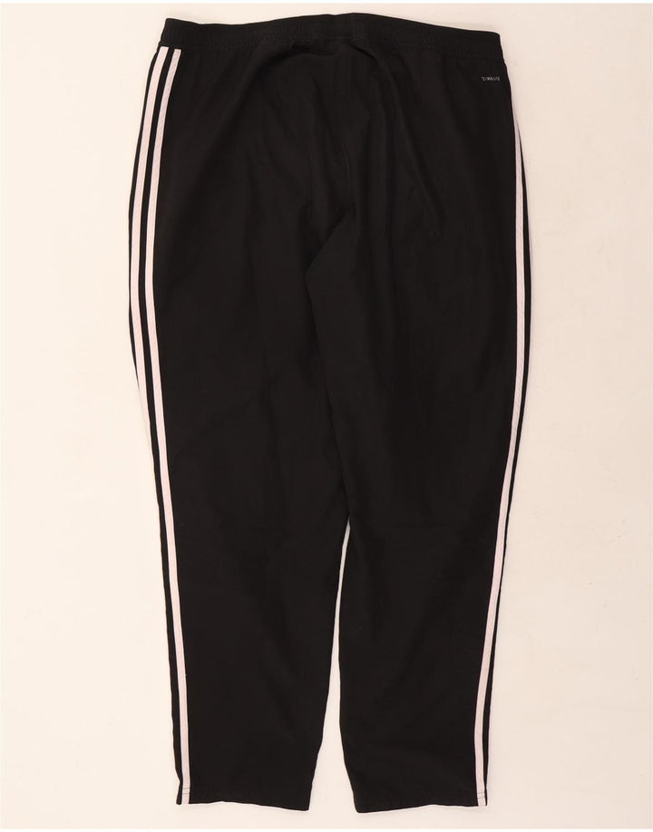 Adidas Mens Climalite Tracksuit Trousers 2XL  Black Polyester