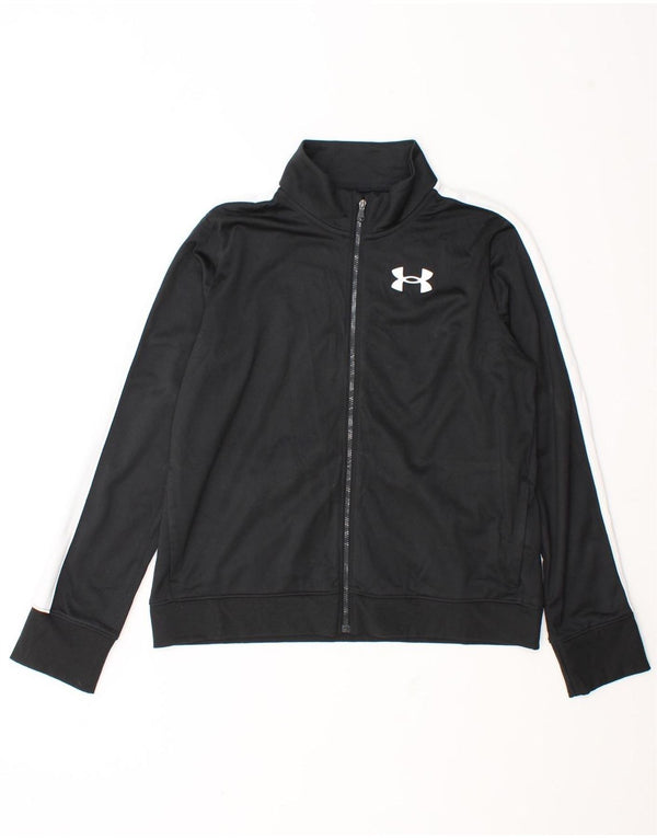 Under Armour Veste de survêtement pour garçon 13-14 ans XL Noir Colourblock