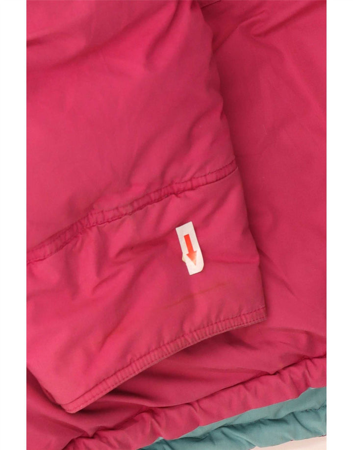 Diadora Chaqueta acolchada para hombre ES 36 Small Rosa Colorblock Poliéster
