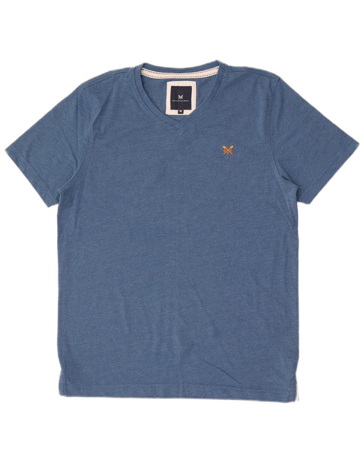 CREW CLOTHING Mens T-Shirt Top Medium Blue Cotton