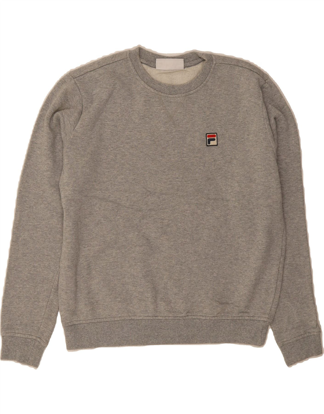 FILA Womens Sweatshirt Jumper UK 14 Medium Grey Cotton Vintage Fila and Second-Hand Fila from Messina Hembry 
