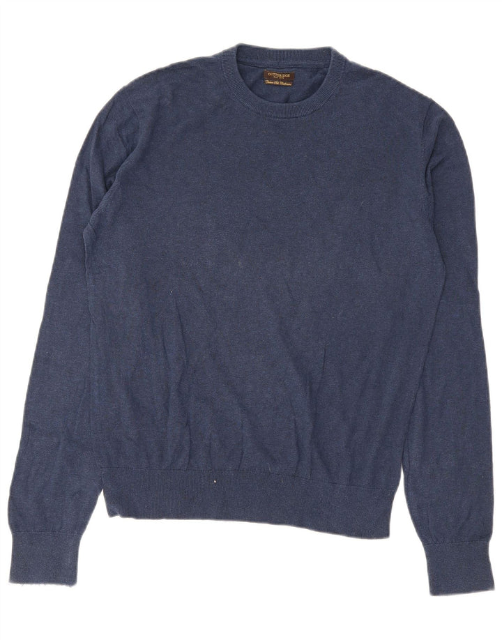 Gutteridge Pull Col Rond Homme Bleu Marine Moyen Coton