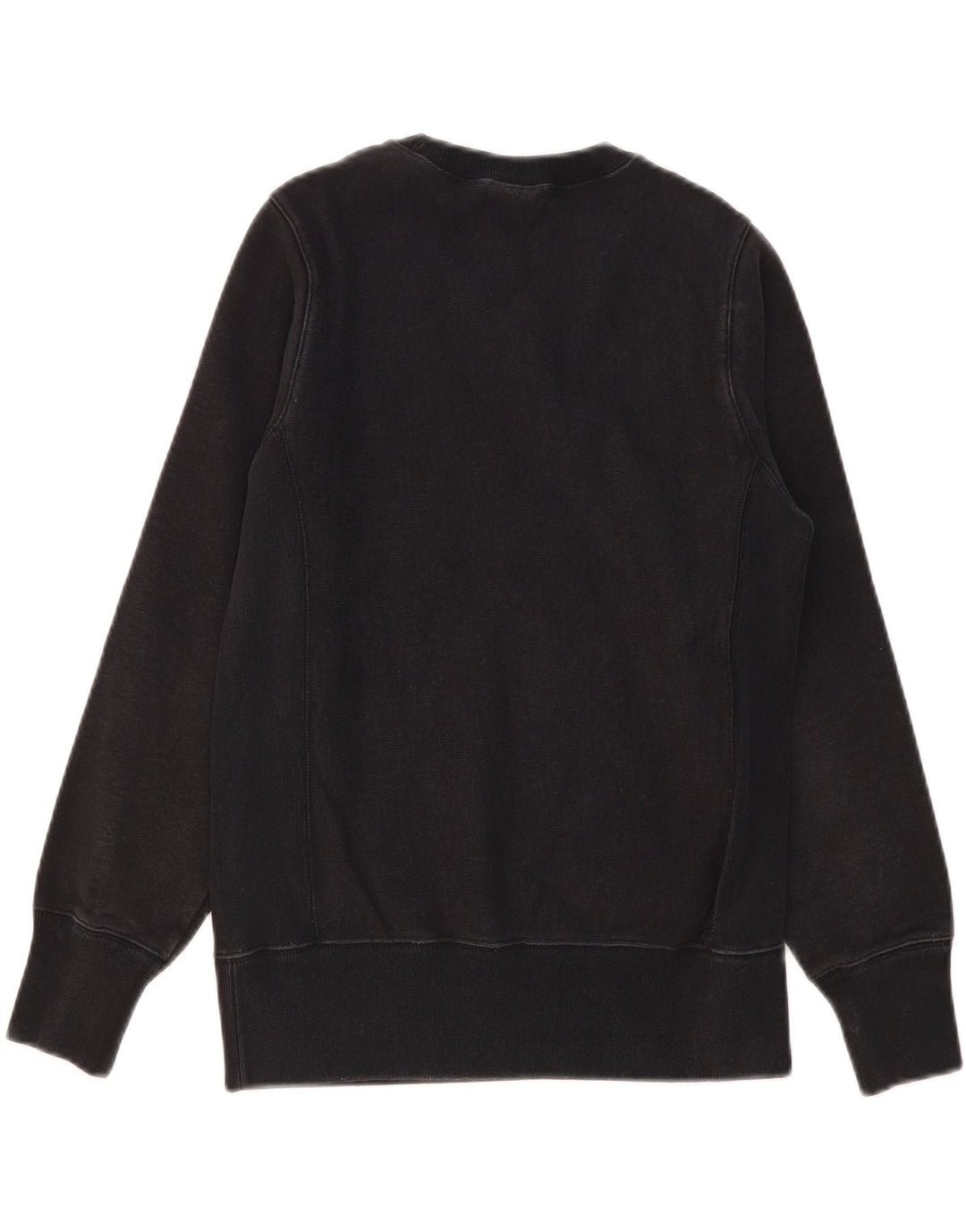 CHAMPION Womens Reverse Weave Sweatshirt Jumper UK 12 Medium Black Cotton Vintage Champion and Second-Hand Champion from Messina Hembry 
