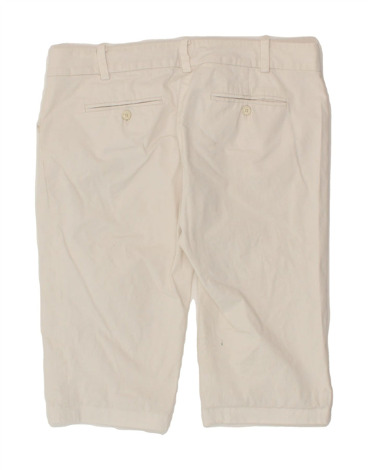 PATRIZIA PEPE Womens Firenze Bermuda Shorts IT 44 Medium W30  White Vintage Patrizia Pepe and Second-Hand Patrizia Pepe from Messina Hembry 