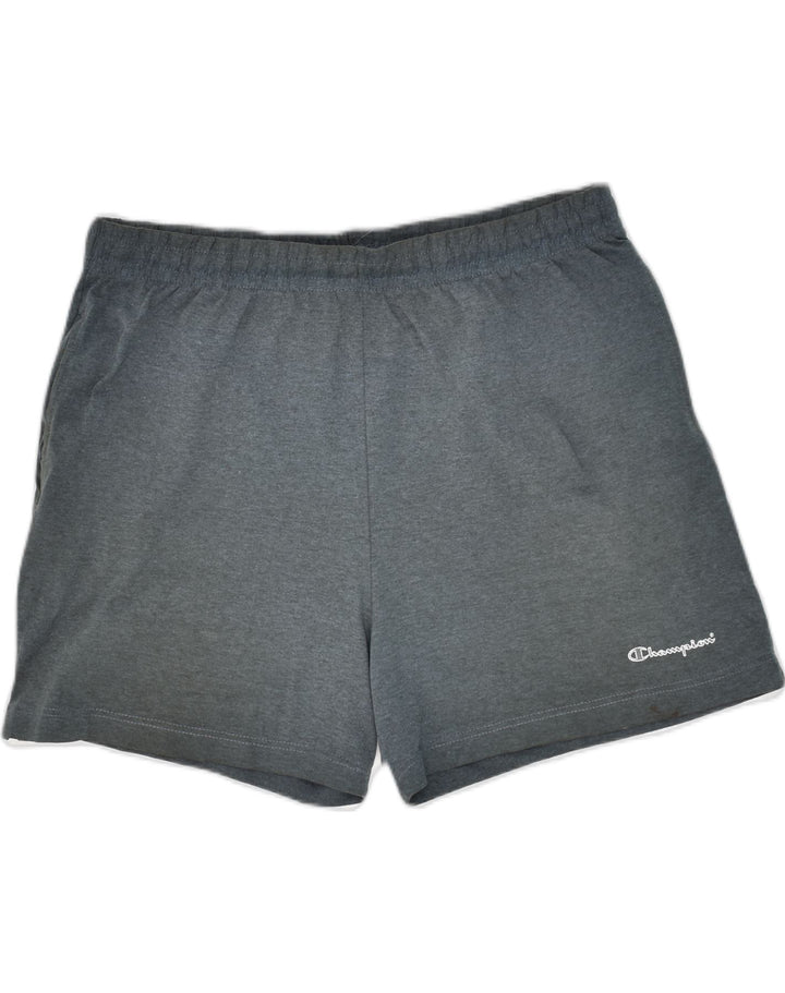 CHAMPION Mens Sport Shorts Large Grey Cotton Vintage Champion and Second-Hand Champion from Messina Hembry 