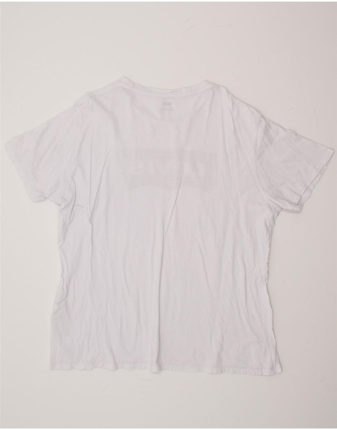 LEVI'S Mens Graphic T-Shirt Top Large White Cotton Vintage Levi's and Second-Hand Levi's from Messina Hembry 