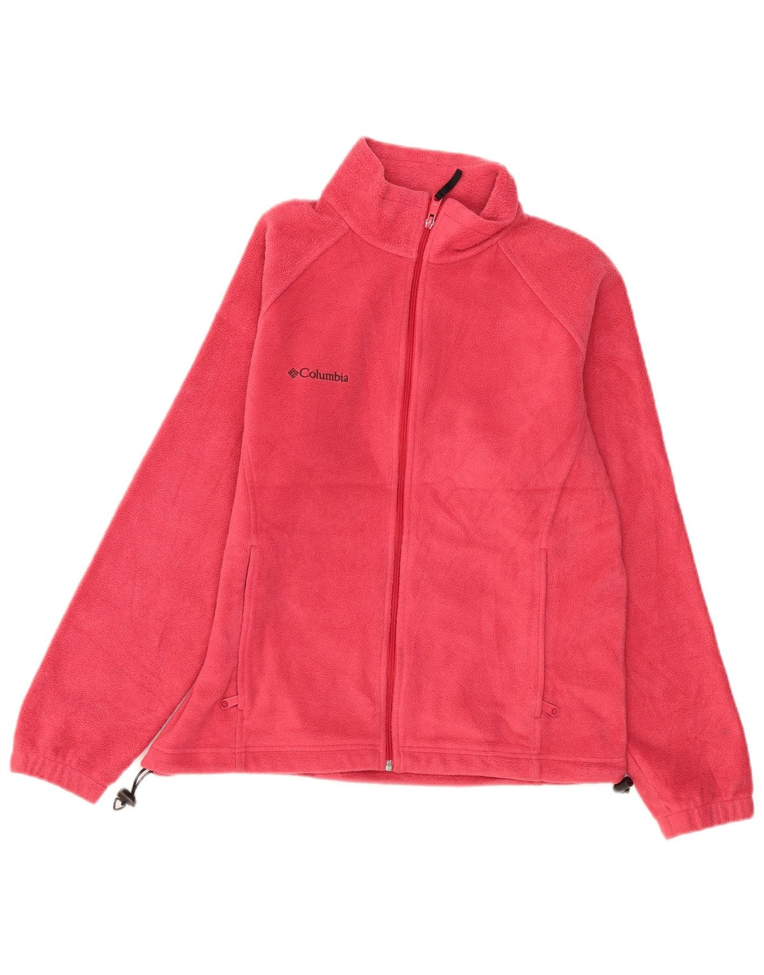 COLUMBIA Womens Fleece Jacket UK 16 Large Pink Polyester