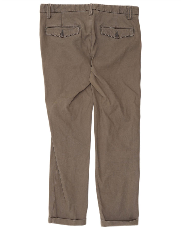 BENETTON Mens Straight Suit Trousers W34 L28 Grey