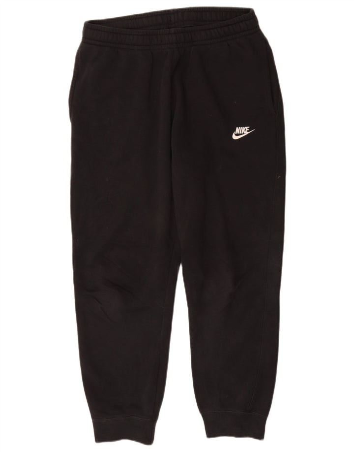 Nike Mens Tracksuit Trousers Joggers Medium  Black Cotton