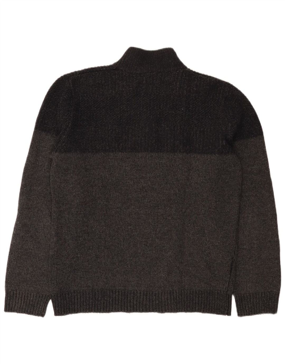 Massimo Dutti Pull col boutonné pour homme XL Gris moucheté