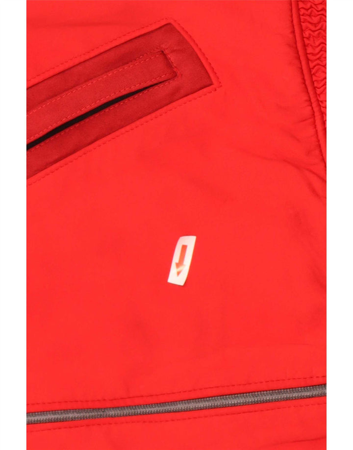Chaqueta utilitaria vintage para hombre IT 52 XL Poliuretano rojo