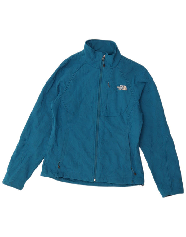 The North Face Dame træningsdragt Top jakke UK 16 Large Blue Floral
