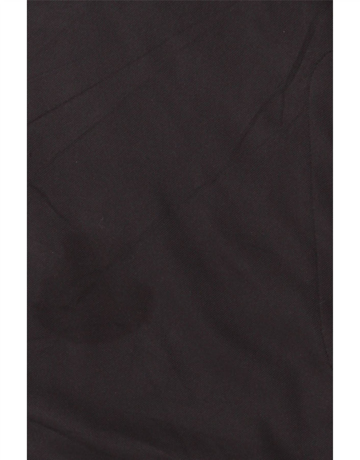 Reebok Mens Zip Neck Pullover Tracksuit Top Large Black Polyester