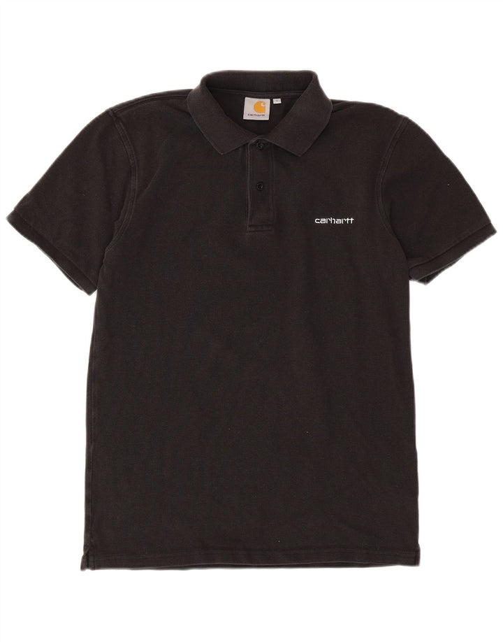 Carhartt Mens Polo Shirt Small Black Cotton