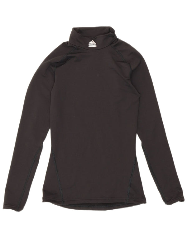 Damska koszulka Adidas Climawarm z długim rękawem UK 4 XS, czarny nylon