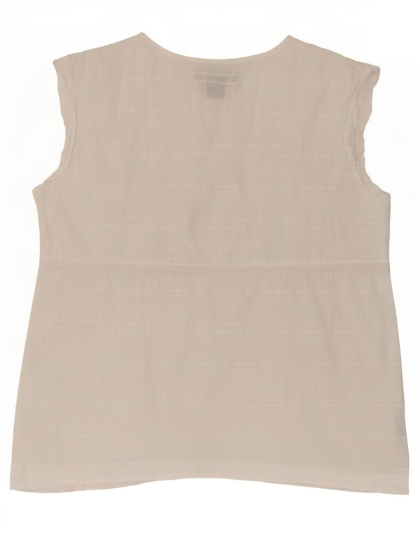 Camicetta senza maniche da donna Calvin Klein Jeans Top UK 16 Large White Striped