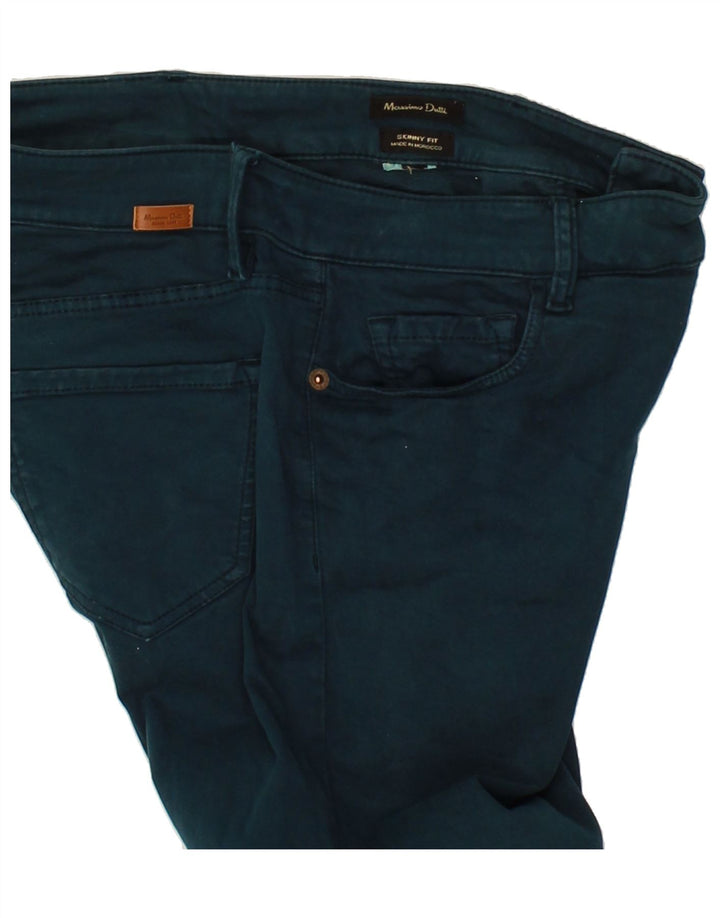 MASSIMO DUTTI Womens Skinny Jeans W30 L30 Green Vintage Massimo Dutti and Second-Hand Massimo Dutti from Messina Hembry 